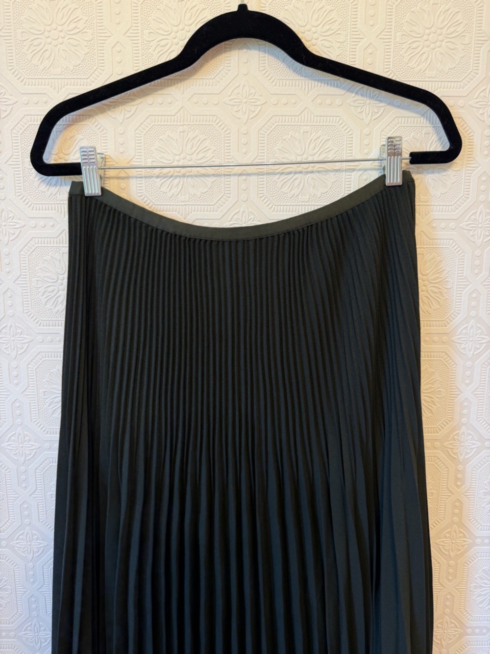 Jenni Kayne Pleated Skirt in Forest Green Size XL - Picture 6 of 7
